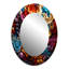 Opt Art Vibrant Illusions I - miroir mural Op Art, miroir décoratif moderne, impression d'art en métal-121544124-121544125