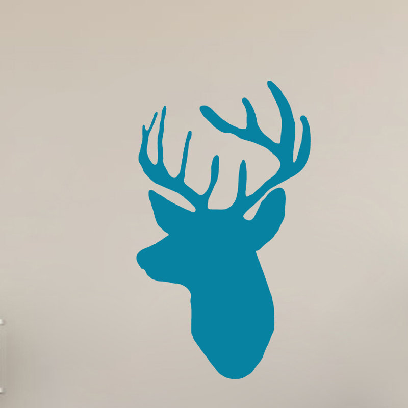 Décalcomanie murale Peloquin, Bleu sarcelle