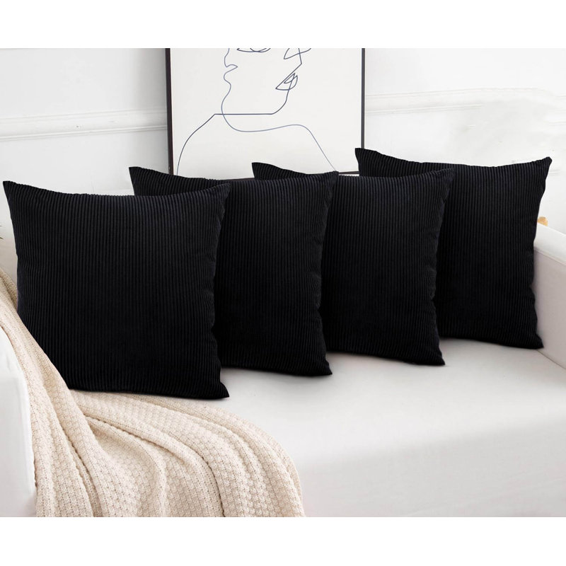 Rectangular Cushion, Black