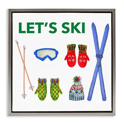 «Let's Ski on White» par Melissa Hyatt