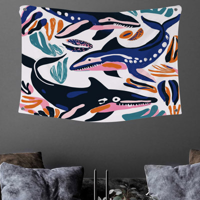 Tapisserie murale Requins - Décoration murale marine