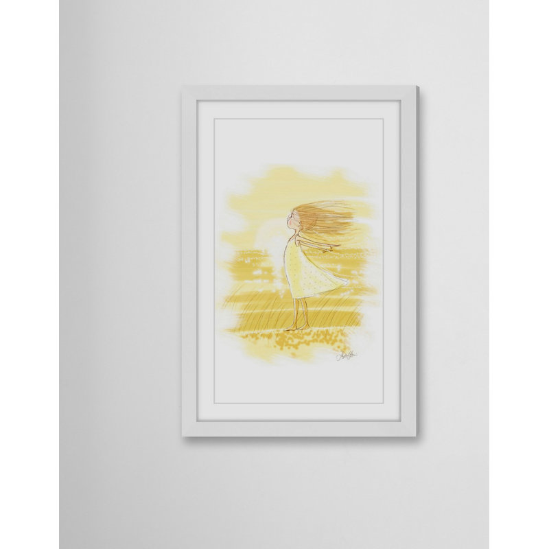 Bergman Wind Girl by Phyllis Harris - Print, 91cm H x 61cm W