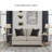 63" Chenille Pillow Top Arm Loveseat