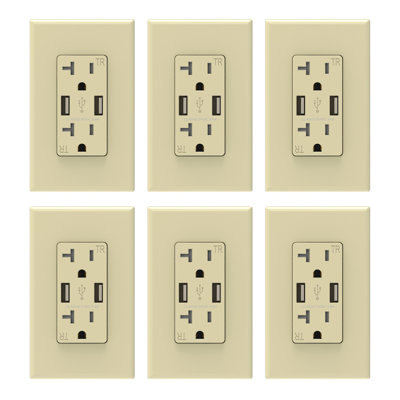 20 Tamper Resistant Duplex Outlet