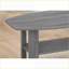 Ensemble de tables basses 3 pièces à aspect bois gris pour le salon, peu encombrantes avec tablettes inférieures-106587037