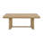 Brown Trestle Table With Leaf