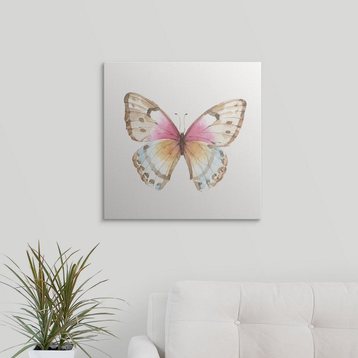 «Colorful Breeze X» par Lisa Audit, reproduction d'art, H 35 po x l 35 po x P 1,5 po, Toile