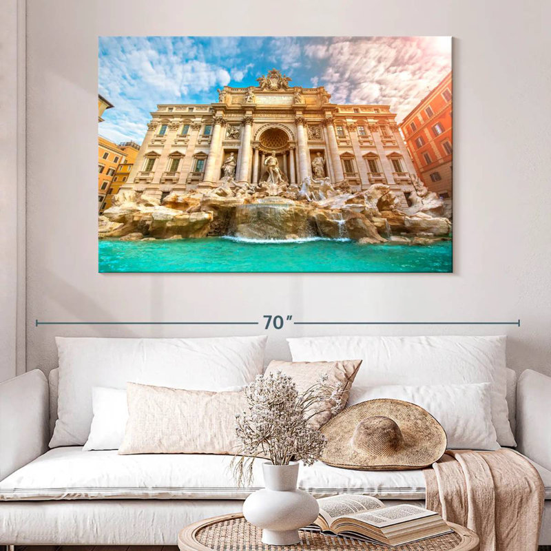 Ravi Rome's Trevi Fountain, 34" H x 51" W