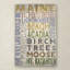 « maine », art textuel sur toile tendue-21937827