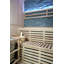 Sauna intérieur traditionnel pour 4 personnes avec banc chauffant 8kW Harvia Galaxie