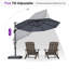 Parasol pour l'extérieur en porte-à-faux 11 pi-134670178-115991236