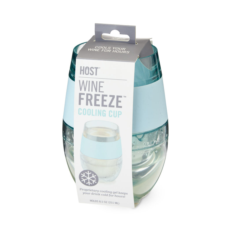 Wine FREEZE Cooling Cup in Translucent Ice