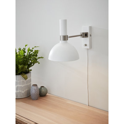 Keanu Plug-in Armed Sconce