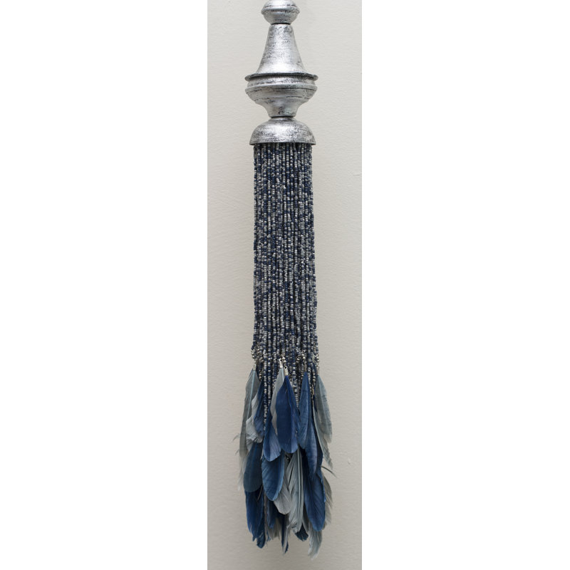 Pluma 3'' W Curtain Tieback, Blue