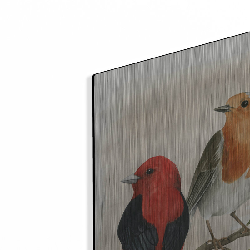 «Treetop Gathering II» par Grace Popp, H 24 po x l 48 po
