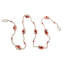 Glass Reflector Ornament String Garland