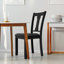 Chaise d'appoint rembourrée à dossier en lattes-1329749831