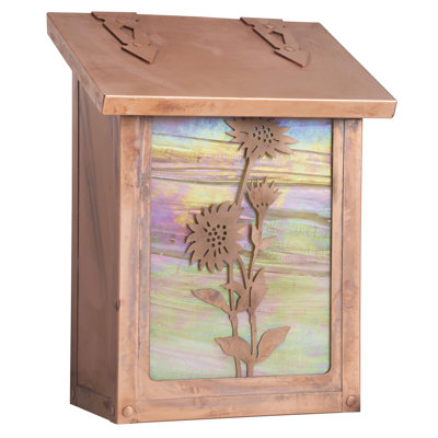 Monarch Metal Wall Mounted Mailbox