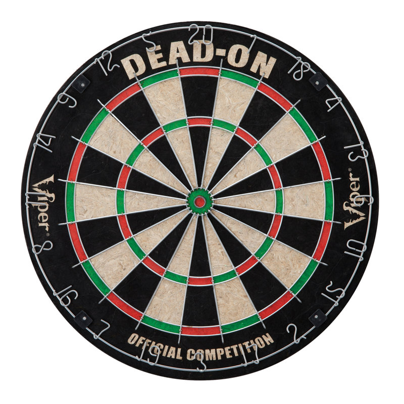 Viper Defender III Black Sisal Bristle Dartboard Bundle