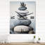 Beach Harmony Balance II - Horloge murale abstraite surdimensionnée-99629277