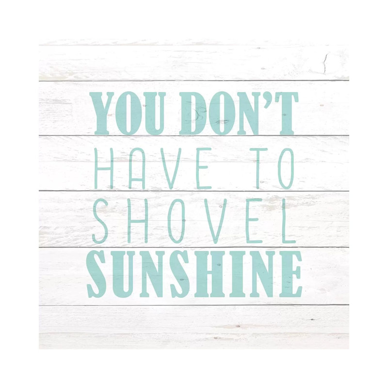 Shovel Sunshine by Kimberly Allen - Wrapped Canvas Gallery-Wrapped Canvas Giclée, 66.04cm H x 66.04cm W