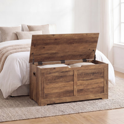 Kebra Flip-Top Manufactured Wood Storage Bench
