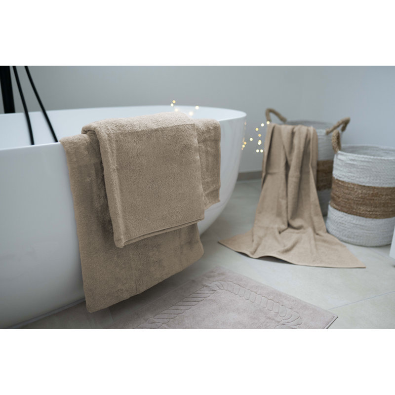 Midweight Bath Towel, Cappuccino