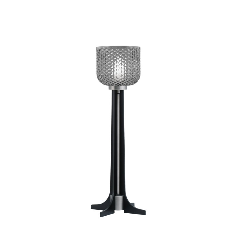 Lampe de table Manyah, Graphite / noir mat, Fumée