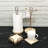 Stoneware Square 3 Piece Coaster Set With Holder