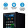 NewAir 126 Can Freestanding Beverage Fridge with 7 Temperature Settings and Adjustable Shelves in Onyx Black