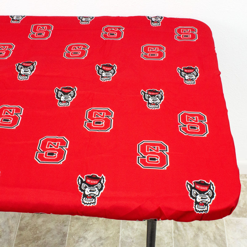 NCAA Outdoor Patio Table Cover, 96" W x 30" D, North Carolina State