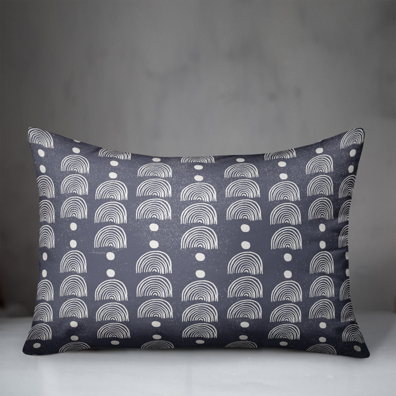 Outdoor Throw Pillow, Blue