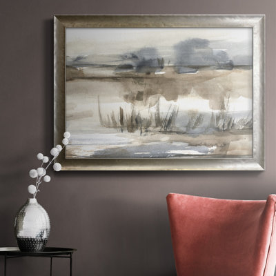 «Blue-Grey Marsh I», reproduction d'art sur toile
