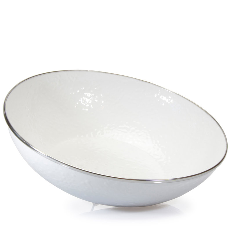Golden Rabbit Red Swirl Catering Bowl