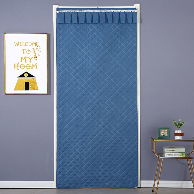 Kbndieu Thermal Insulated Door Curtain Fits Door Blocks Cold Retains Winter Warmth Upgraded Cloth Filled with Thicken Door Cover for Winter