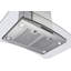 Hotte pour îlot de cuisine convertible 30 pouces 600 CFM en acier inoxydable