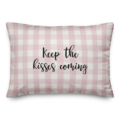  Coussin Keep The Kisses Coming