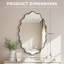 Miroir mural ovale en métal-2136866160-2136866166