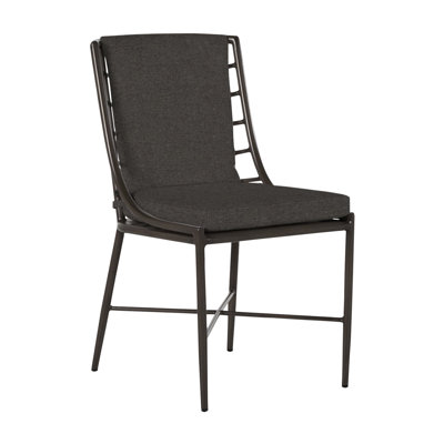 Chaise d'appoint en aluminium Carmel - Gris ardoise