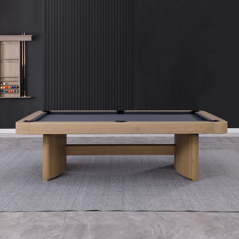 Table de billard en ardoise avec plateau de salle à manger Axis, 8 pi: H 30,91 po x l 103,03 po x P 59,02 po, Non
