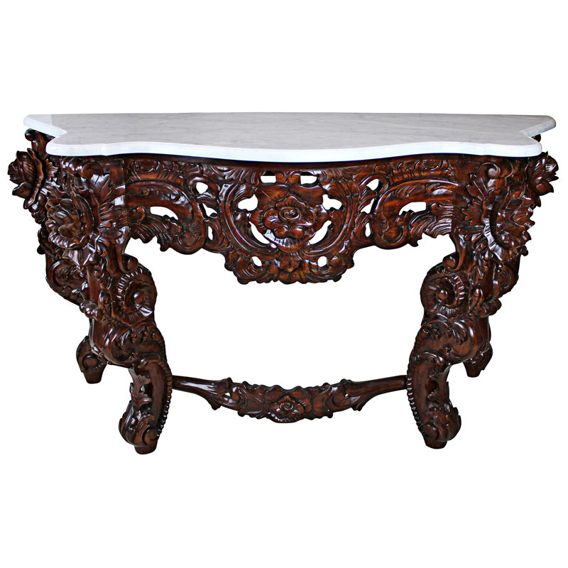 Hapsburg 54'' Marble Top Console Table