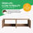 60" Wall-Mounted Double Bathroom Vanity  Bases