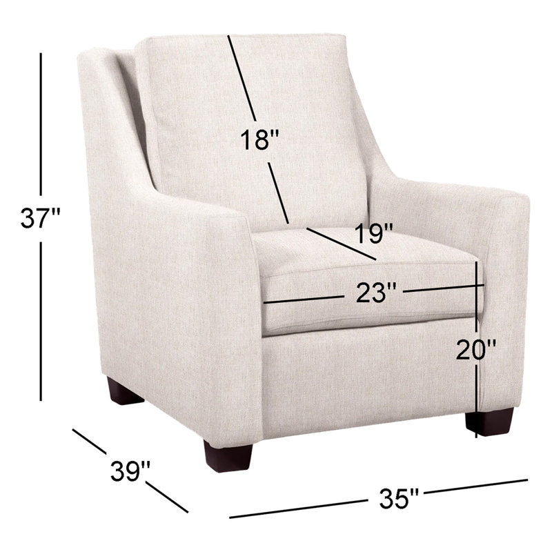 Columbus Chair, Java, White Sugar Performance; 0863-91