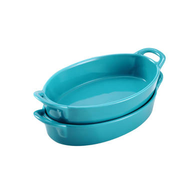 Bruntmor 3 Qt Turquoise Enameled Cast Iron Dutch Oven & Skillets