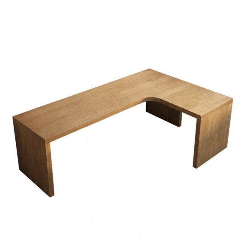 Bureaux rectangulaires en bois massif Burlywood, H 29,33 po x l 78,35 po x P 47,24 po, Retour à droite