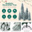 5-Piece Artificial Christmas Tree With Snow Flocking