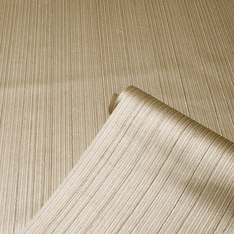 Papier peint en vinyle Rimini Rib, Doré