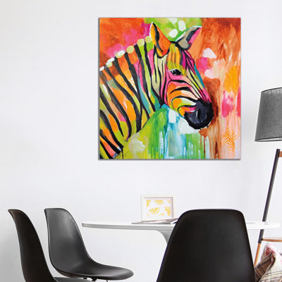 Za Za 1 Piece Wrapped Canvas Wall Art