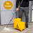 Mind Reader Bucket with Wringer and Mop Set, 22 Qt (5.5 Gallon), Floor Cleaning, Wheels