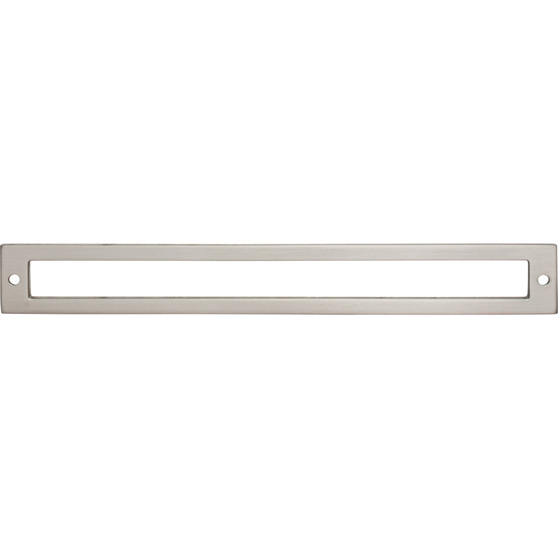 Hollin  Backplate, 1.19" H x 9.31" W x 0.13" D, Brushed Satin Nickel